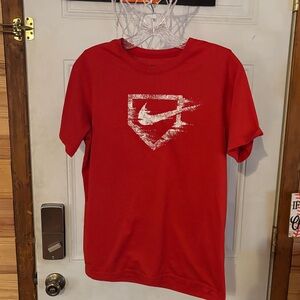 Nike Kids Red Shield Graphic Tee
